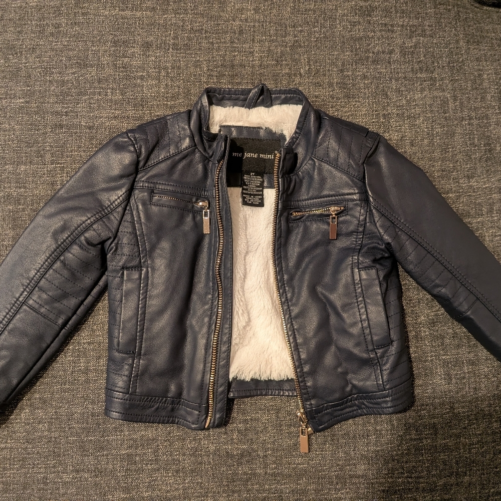 Me Jane Mini Dark Blue Jacket